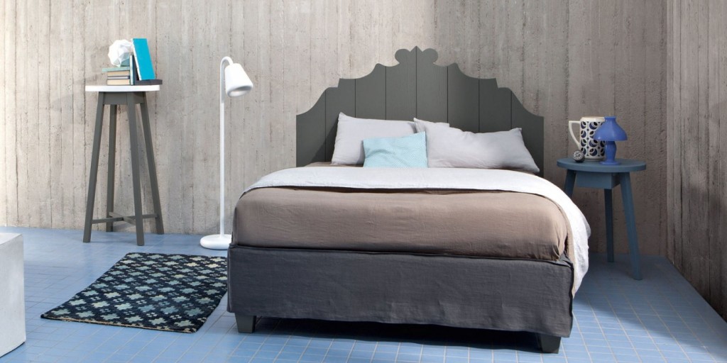 letto gervasoni gray