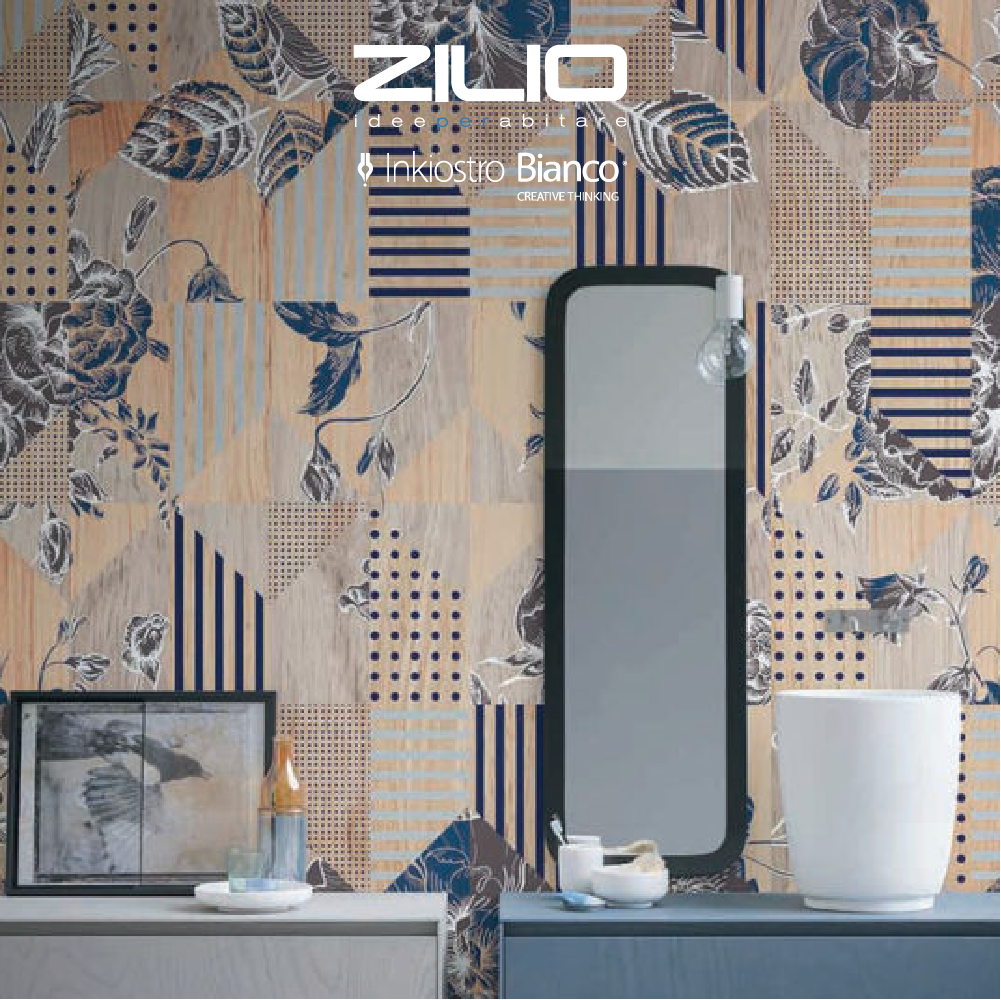 Carta da parati Inkiostro Bianco