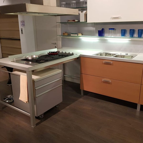 Cucina ad angolo moderna Planet Varenna