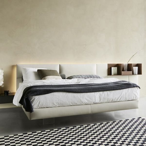 Letto Ecletto con testiera imbottita Sangiacomo