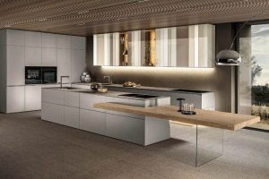 Cucina con isola Lago da Zilio Interni