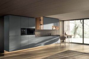 Cucina con penisola Lago da Zilio Interni