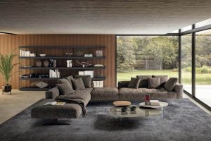 Divano e libreria Lago da Zilio Interni